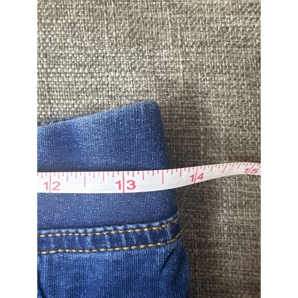 Faded Glory Girls Bootcut Pull-On Stretch Denim Jeans Size 10-12 Large Blue - Picture 6 of 8